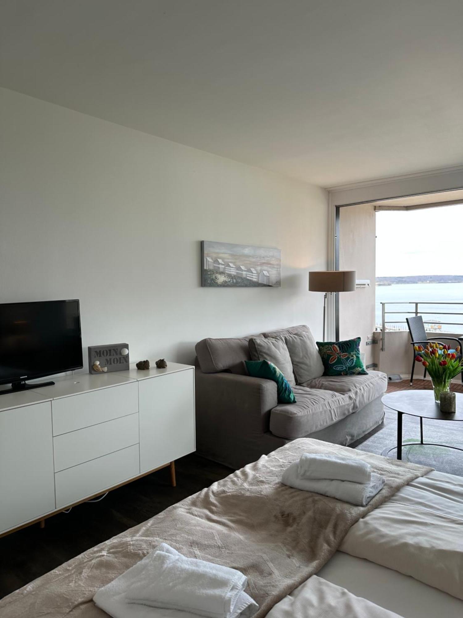Weitblick - Mit Strandkorb, Mehr Meer Geht Nicht Gluecksburg Exterior photo